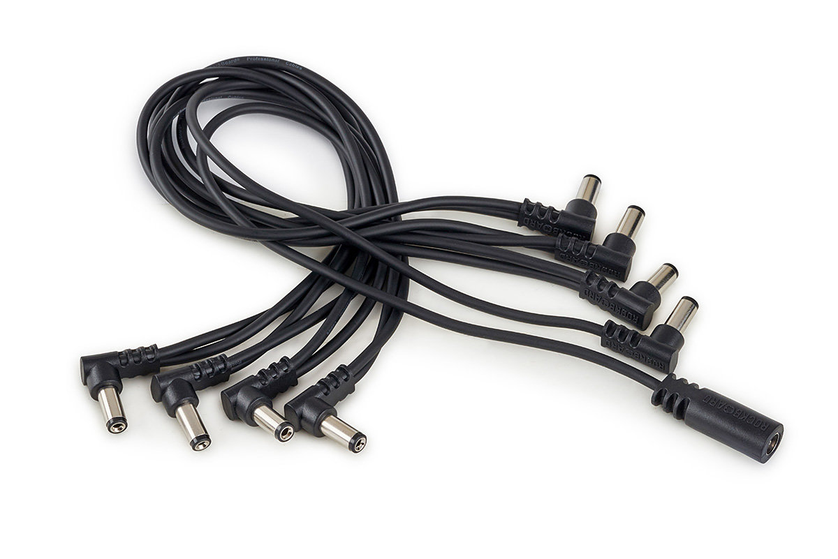 

Патч кабель для питания педалей ROCKBOARD Flat Daisy Chain Cable, 8 Outputs, angled