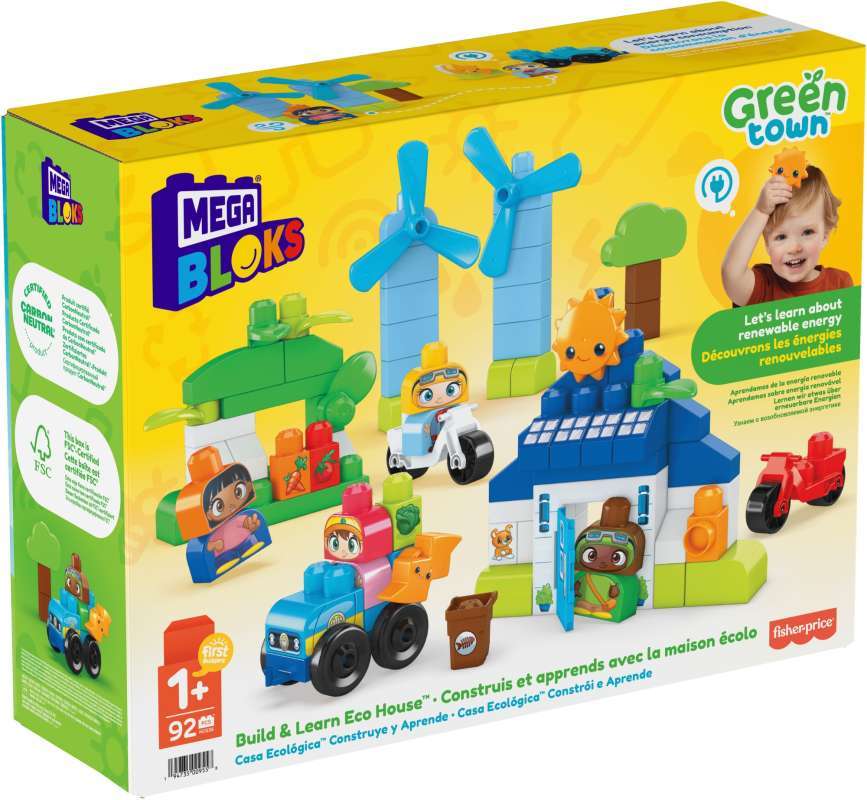 Конструктор Mega Bloks Green Town Набор для строительства экологичного ...