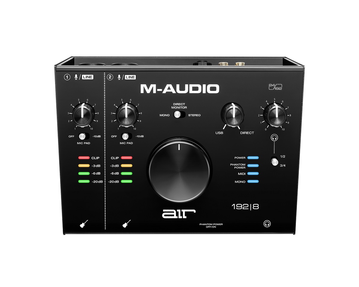 

Аудио-MIDI-интерфейс USB 24-бит/192кГц M-AUDIO AIR 192|8