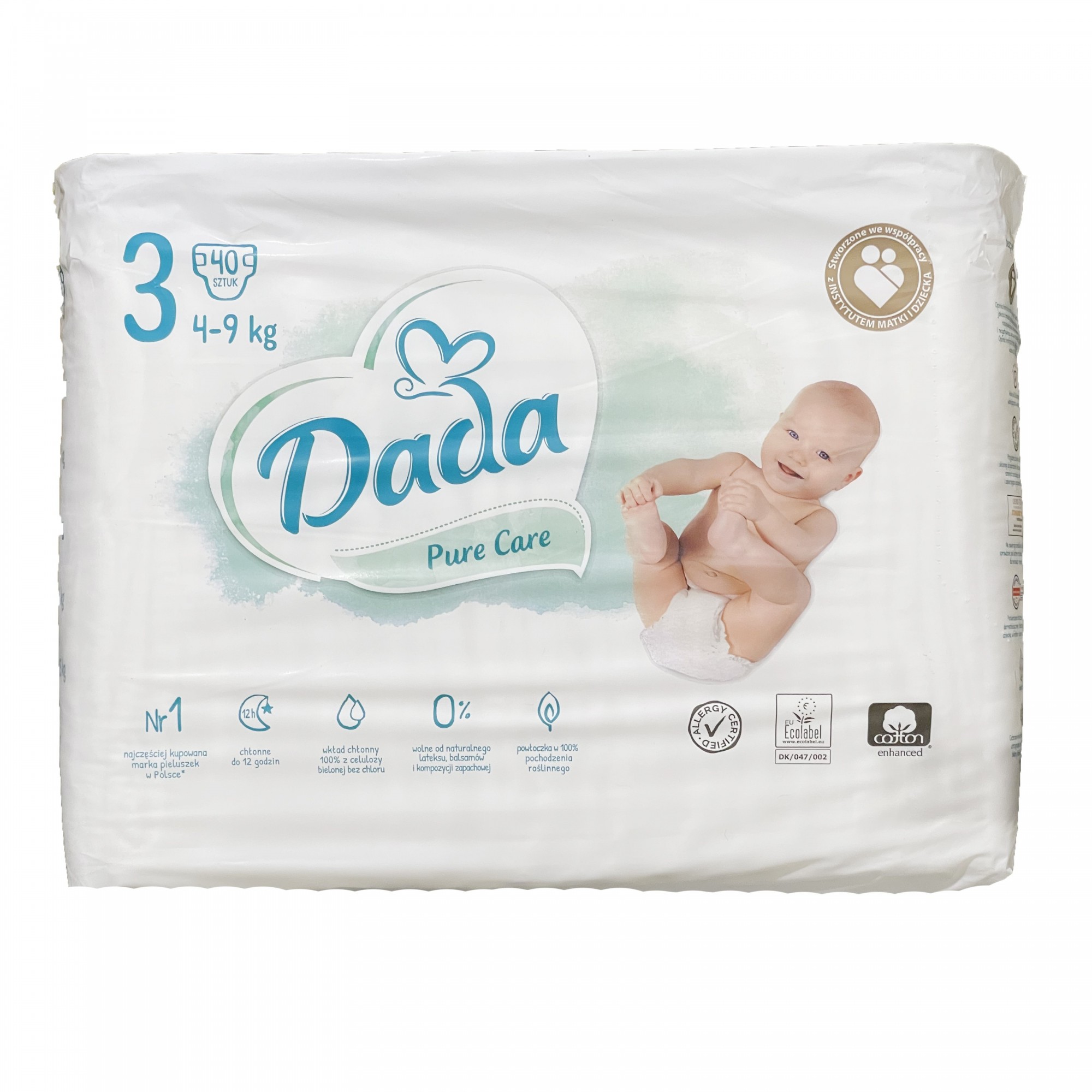 Підгузники Dada Pure Care 3 (4-9 кг) 40 шт – фото, отзывы ...