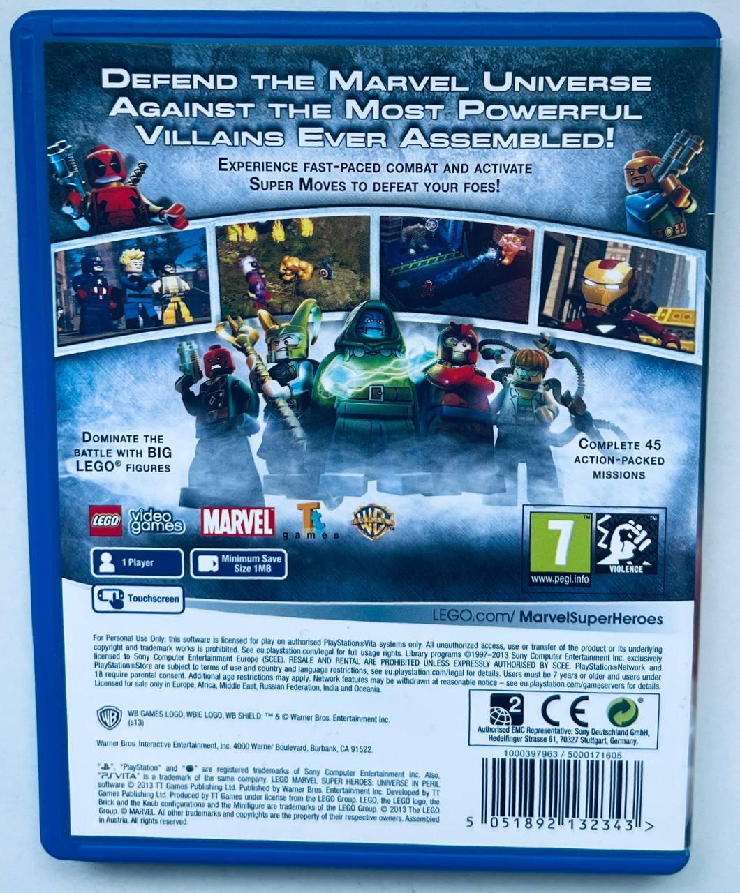 ROZETKA » LEGO Marvel Super Heroes: Universe in Peril, Б/У, русские  субтитры - картридж PlayStation Vita от продавца: RetroGaming Shop купить в  Украине: цена, отзывы