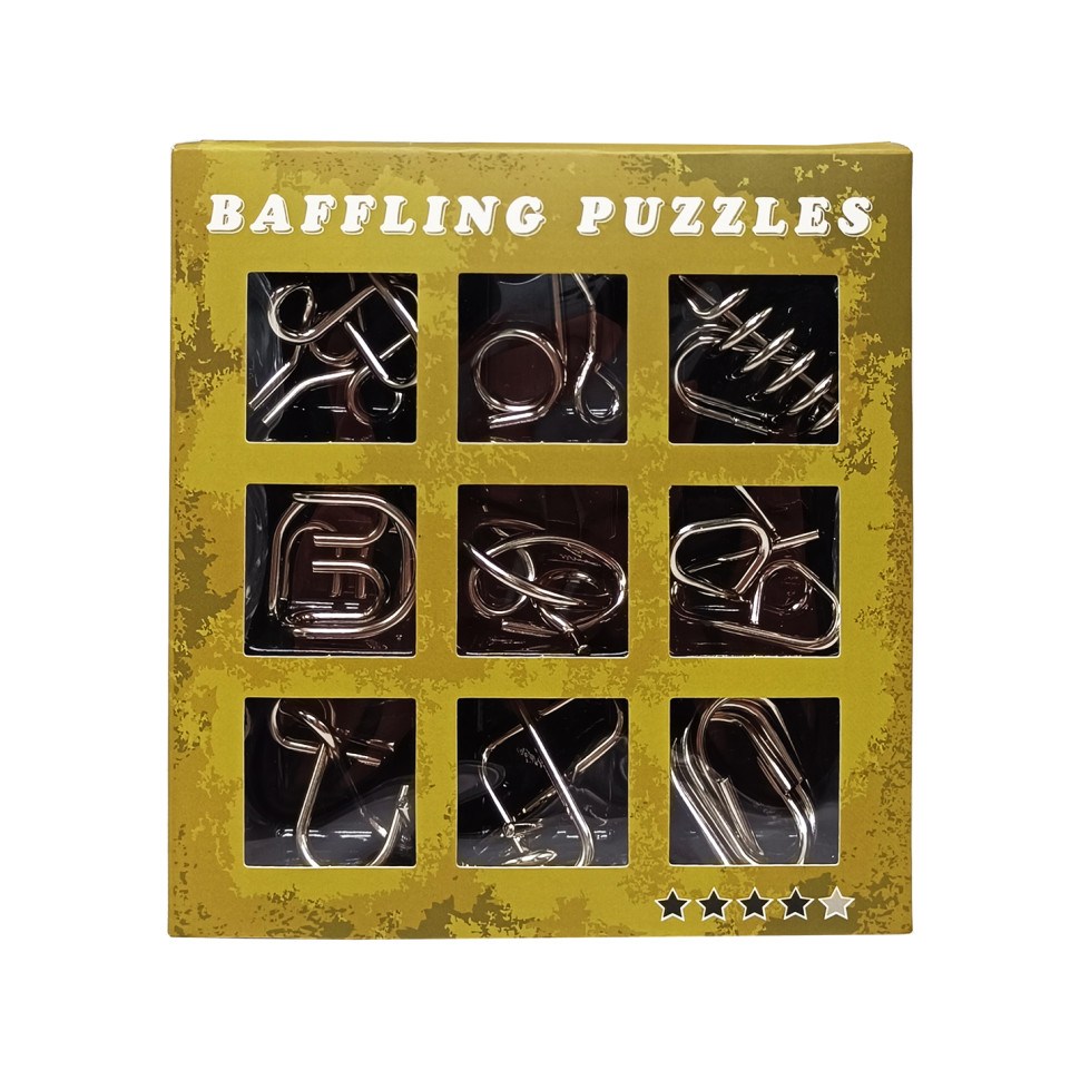 Набор головоломок металлических "Metal Puzzle" Bambi 1818-1/1818-2/1818 ...