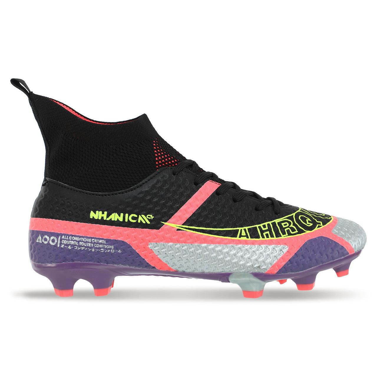 Бутсы футбольные с носком Zelart CR7 229-2 размер 39 Black-Lilac от ...