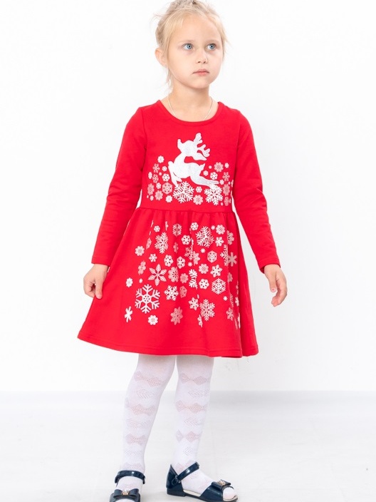 Акція на Дитяча тепла сукня для дівчинки Носи своє 1540230 134 см Червона (сніжинки) (p-7472-143163) від Rozetka