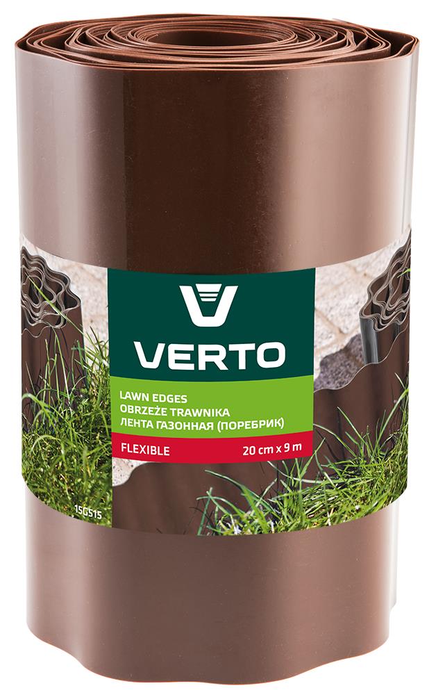 Бордюрная лента для газона Verto 15G515 волнистый 20x900см – фото ...