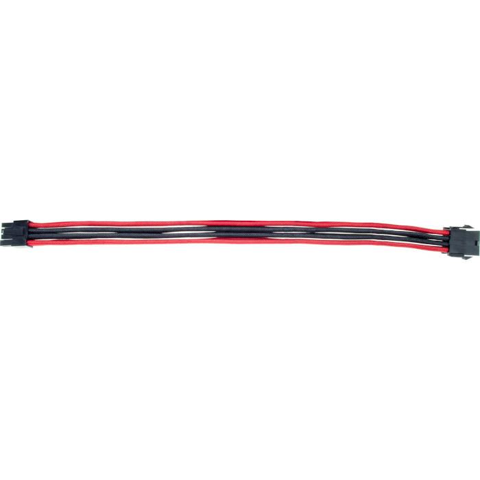 Кабель питания для видеокарты QUBE PCIe 8-pin to 6+2-pin Black/Red ...
