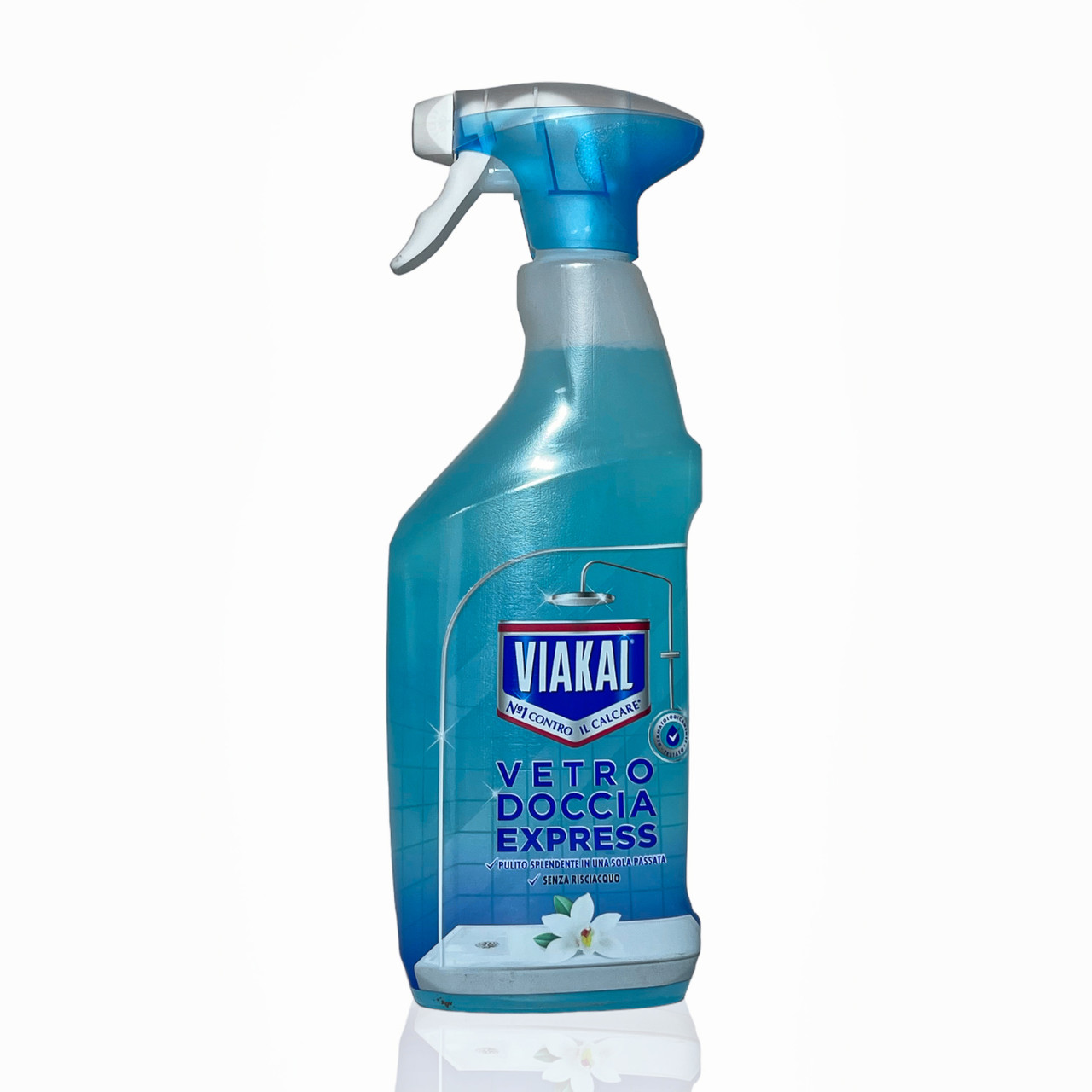 Средство Viakal Vetro Doccia Express для мытья и ухода за душевой