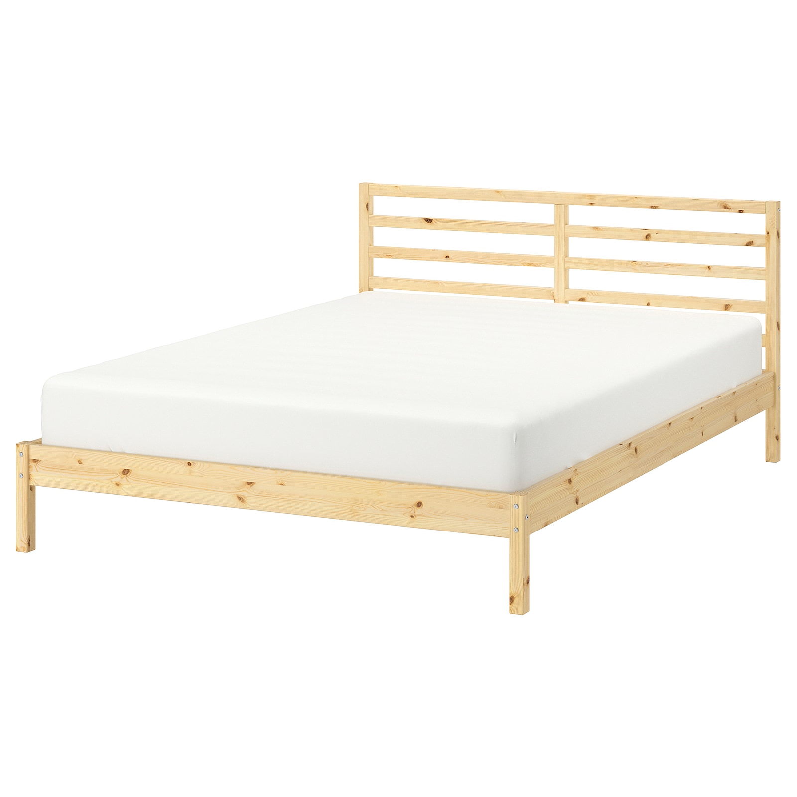 

Каркас двуспальной кровати IKEA TARVA 160x200см сосна Лурой 690.024.26