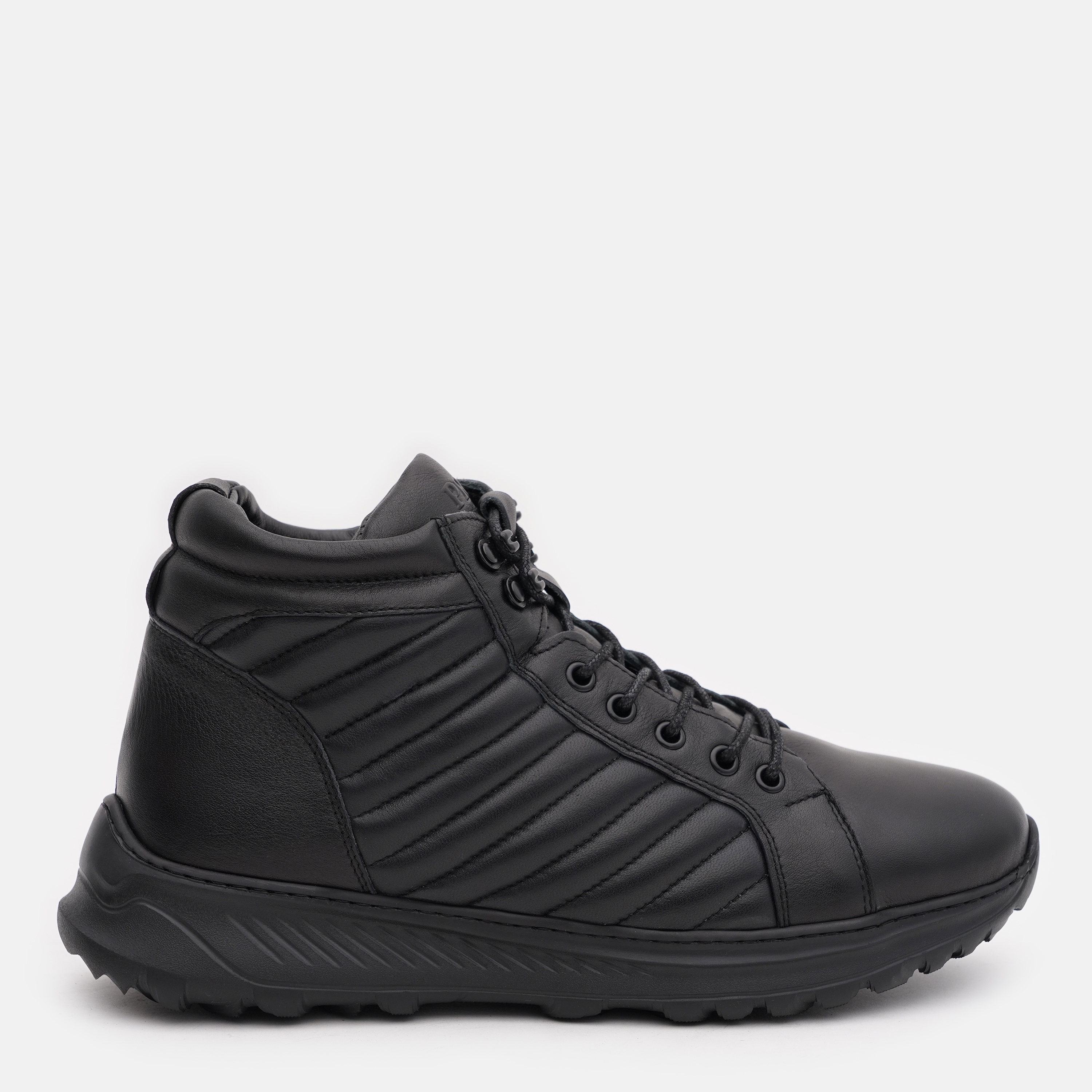 Акція на Чоловічі зимові черевики Prime Shoes 908 Black Leather 96-908-39116 42 28 Чорні від Rozetka