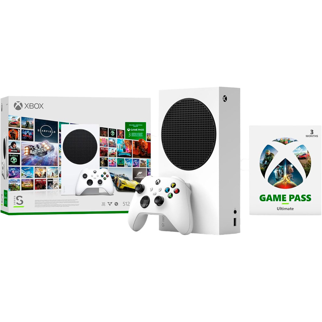 Игровая консоль Microsoft Xbox Series S 512GB White + Game Pass Ultimate 3  Month [97038] – фото, отзывы, характеристики в интернет-магазине ROZETKA от  продавца: Geekon | Купить в Украине: Киеве, Харькове, Днепре, Одессе,  Запорожье, Львове