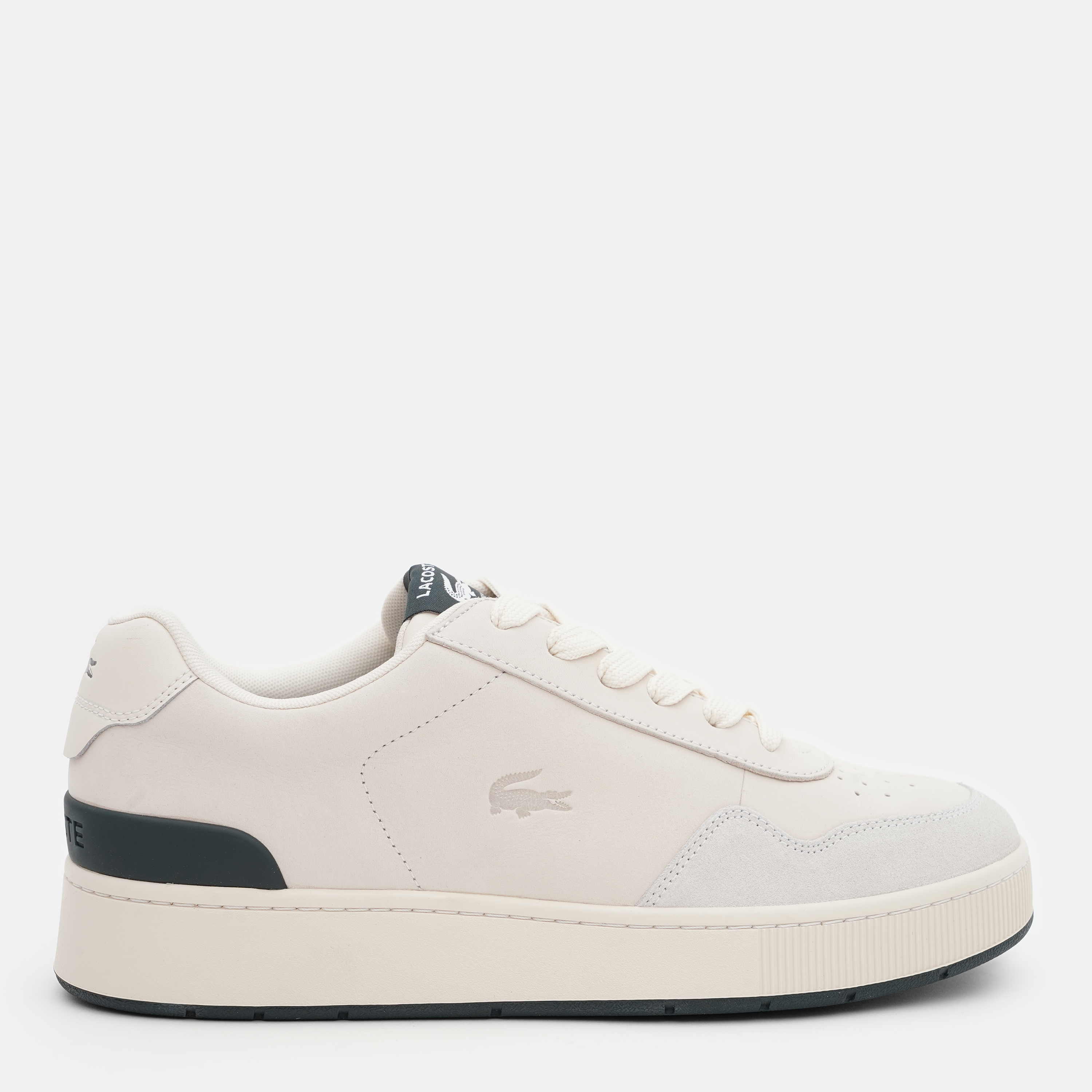 Акція на Чоловічі кросівки Lacoste ACE CLIP 746SMA0108-1Y5 44 (T9.5) 27.1 см OFF WHT/DK GRN від Rozetka