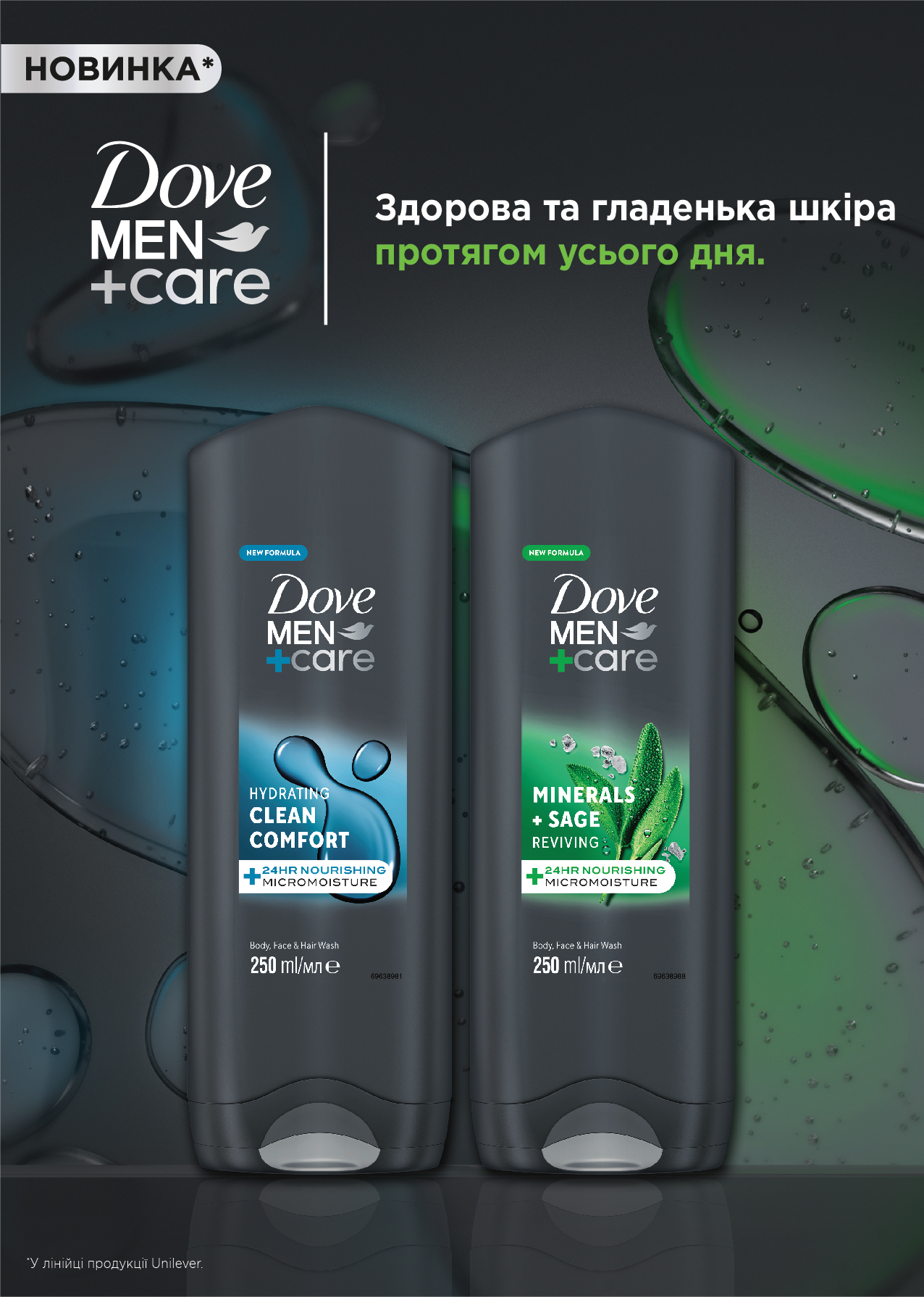 Шампунь мужской Dove Men+Care от перхоти Укрепляющий 250 мл