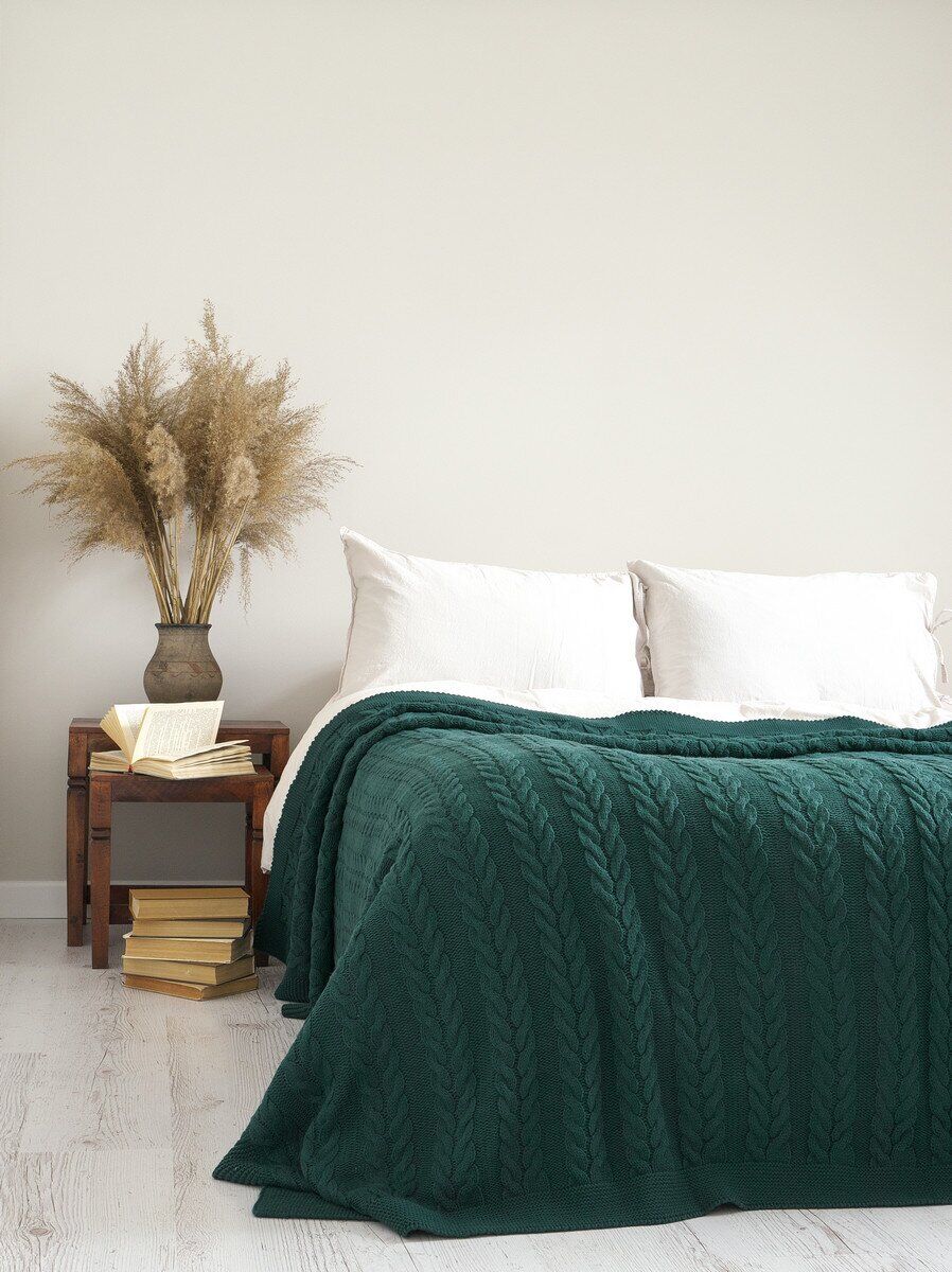 

Покривало 220x240 BETIRES BREMEN DARK GREEN 700457