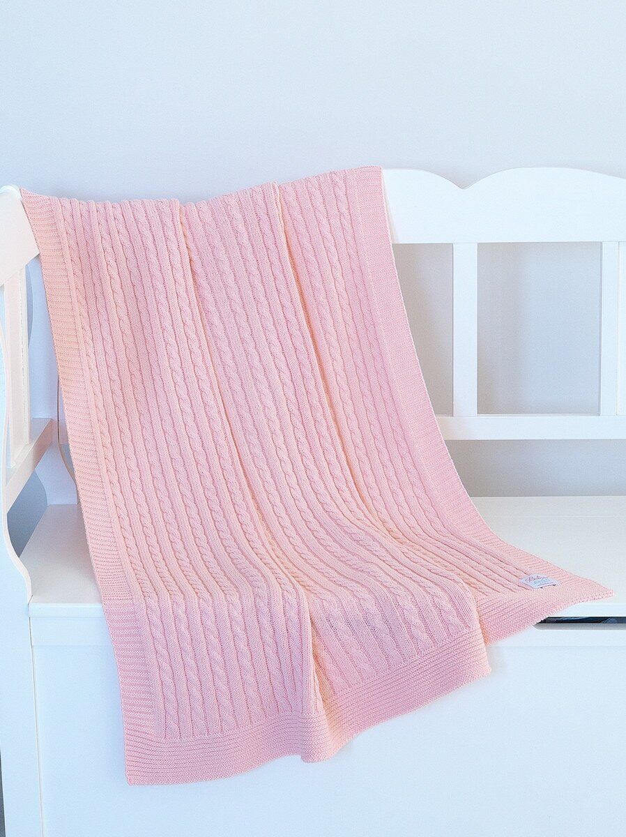

Плед 90x90 BETIRES SOFI PINK 2020 (80% хлопок, 20% полиэстер) 700481