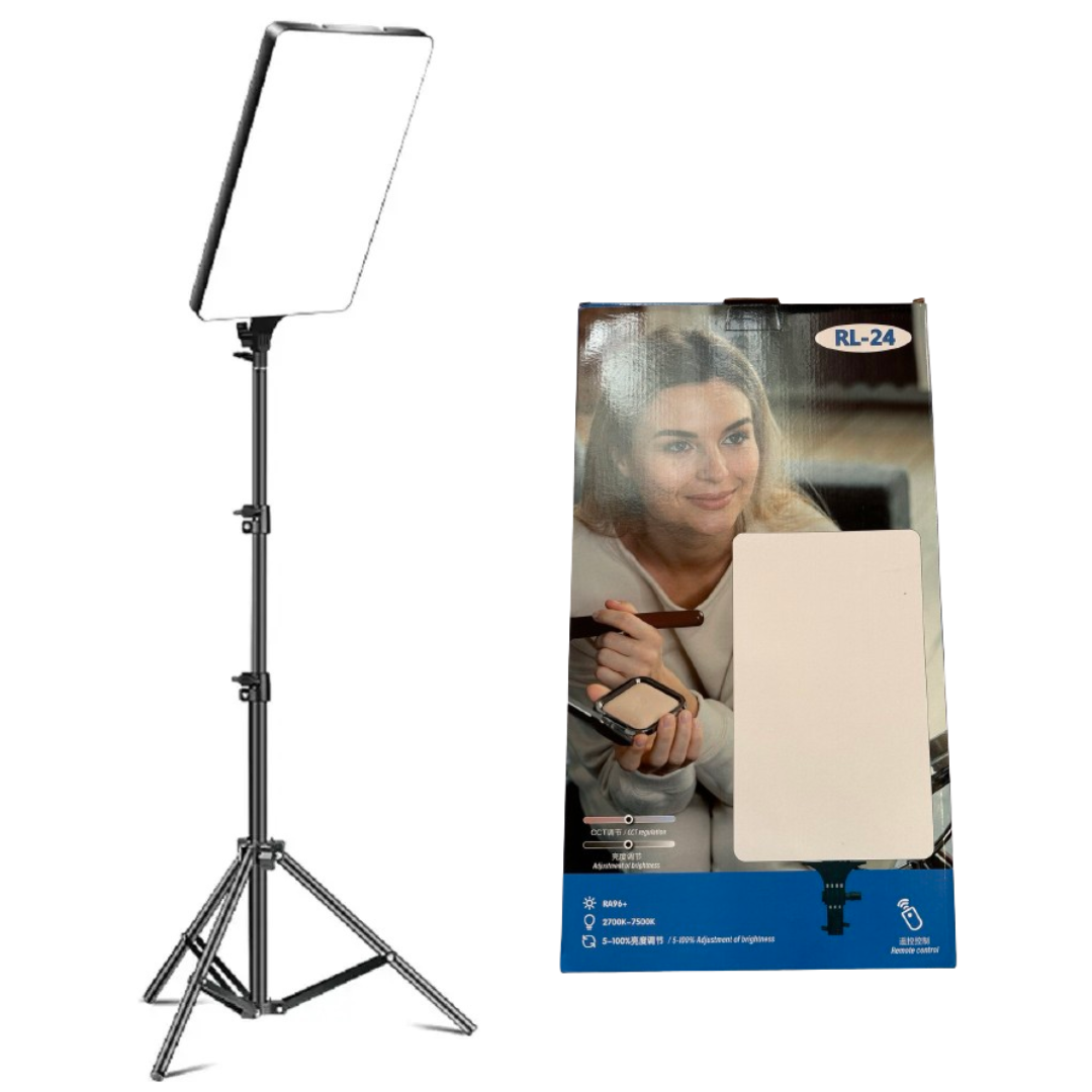 Світлодіодна Led-панель RL-24 лампа для відео та фото 2800k-6500k ...
