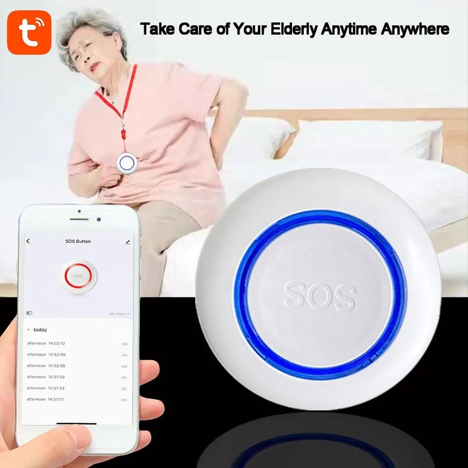 Умная wifi кнопка вызова помощи Tuya WiFi SOS Alarm Button, для ухода за  стариками, пожилыми, больными, информирование на смартфон – фото, отзывы,  характеристики в интернет-магазине ROZETKA от продавца: SMART DEVICE |  Купить