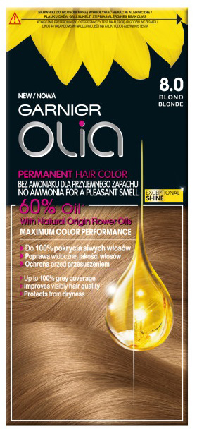 Краска для волос Garnier Olia 8.0 Светло-русый 159 г (3600542244114 ...
