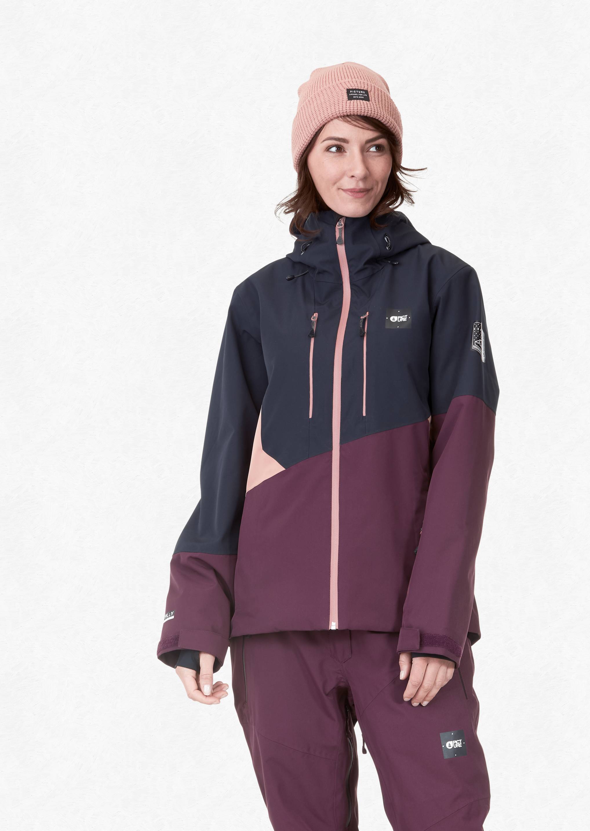 

Куртка Picture Organic Seen W S Бордовый-Черный