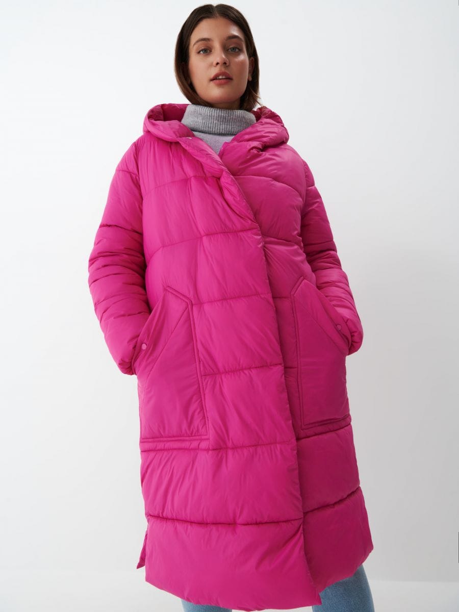 Акция на Пальто-куртка жіноче Mohito 8828Q-40X 34 Рожеве от Rozetka