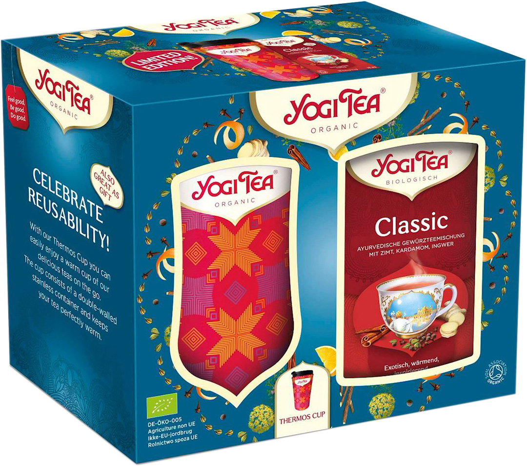 Yogi Tea Coffret Classic + Thermos Cup