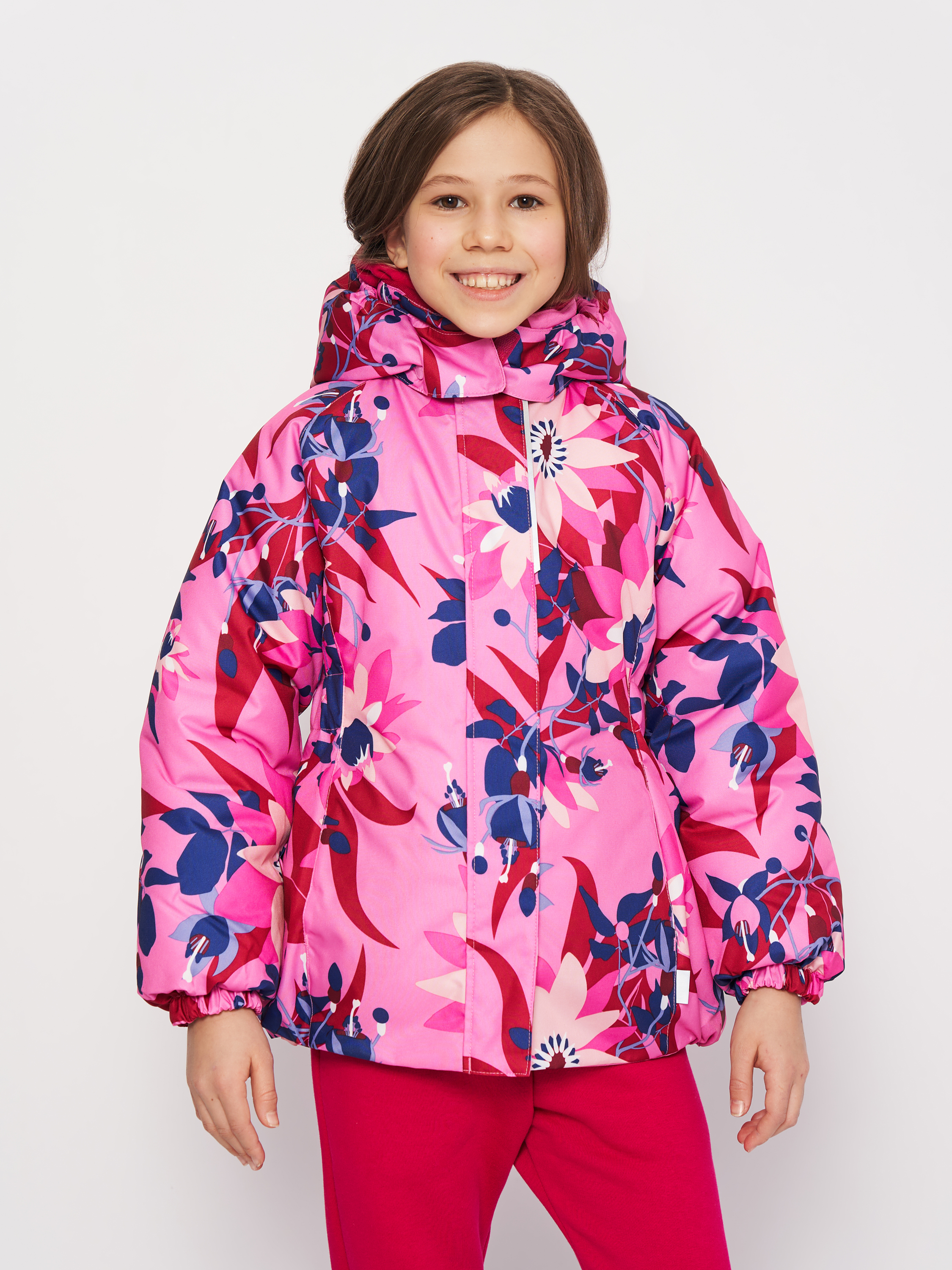 Акция на Дитяча зимова термо куртка для дівчинки Lassie by Reima Maike 7100024A-4161 98 см от Rozetka