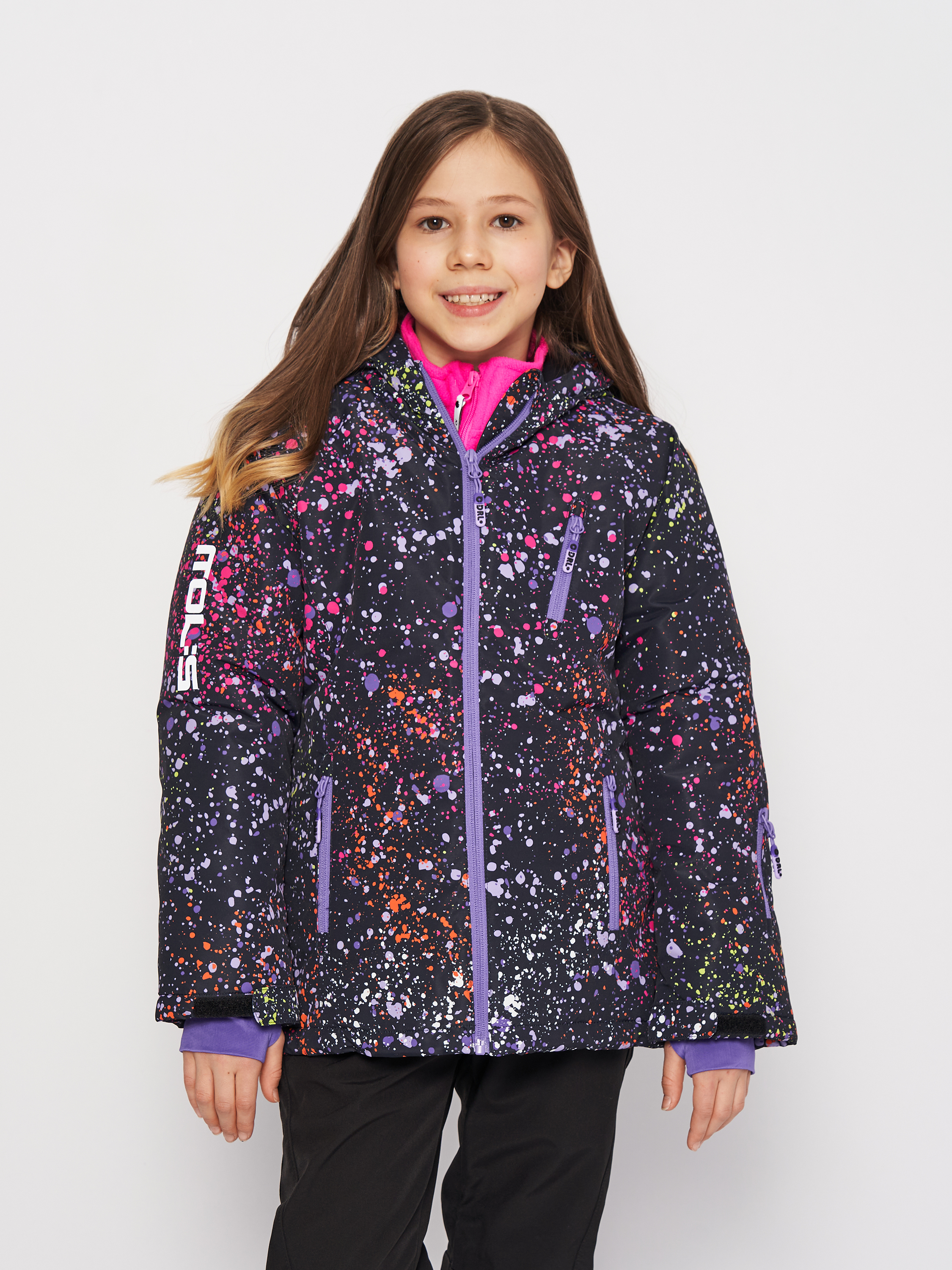 Акція на Підліткова зимова лижна куртка для дівчинки Coccodrillo Snowboard Girl ZC3152102SNG-022 146 см Різнокольорова від Rozetka
