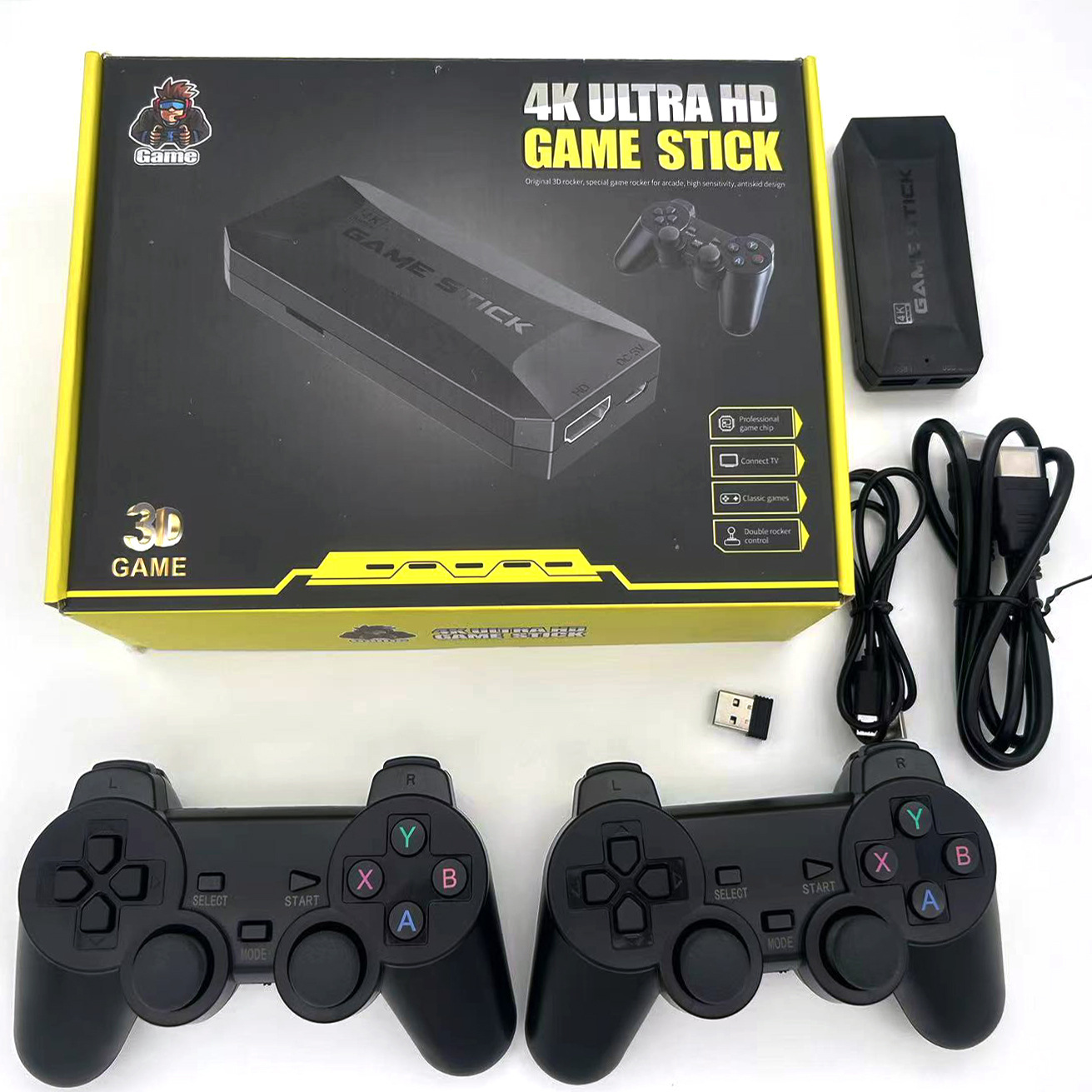 Игровая консоль Game Stick Lite M16 64Gb 4K Ultra HD 2 джойстика 20000+ игр  25+ эмуляторов – фото, отзывы, характеристики в интернет-магазине ROZETKA  от продавца: GadgetAroma | Купить в Украине: Киеве, Харькове,