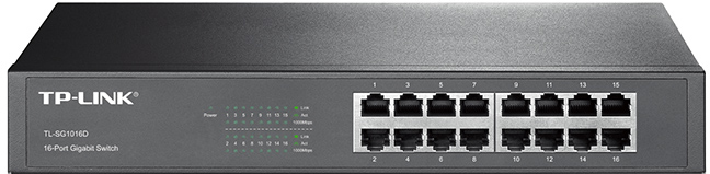 Коммутатор TP-LINK TL-SG1016D гигабитный (TL-SG1016D) – фото, отзывы ...