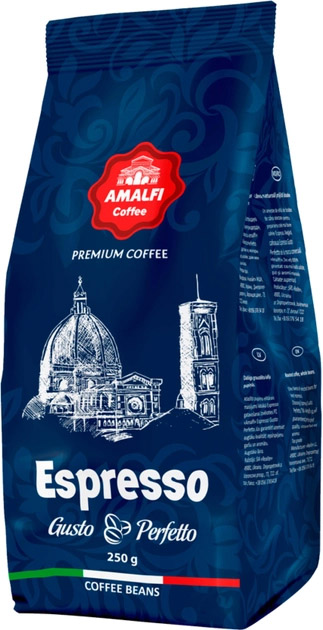 Купить Кофе в зернах Amalfi Espresso Gusto Perfetto 250 г ...