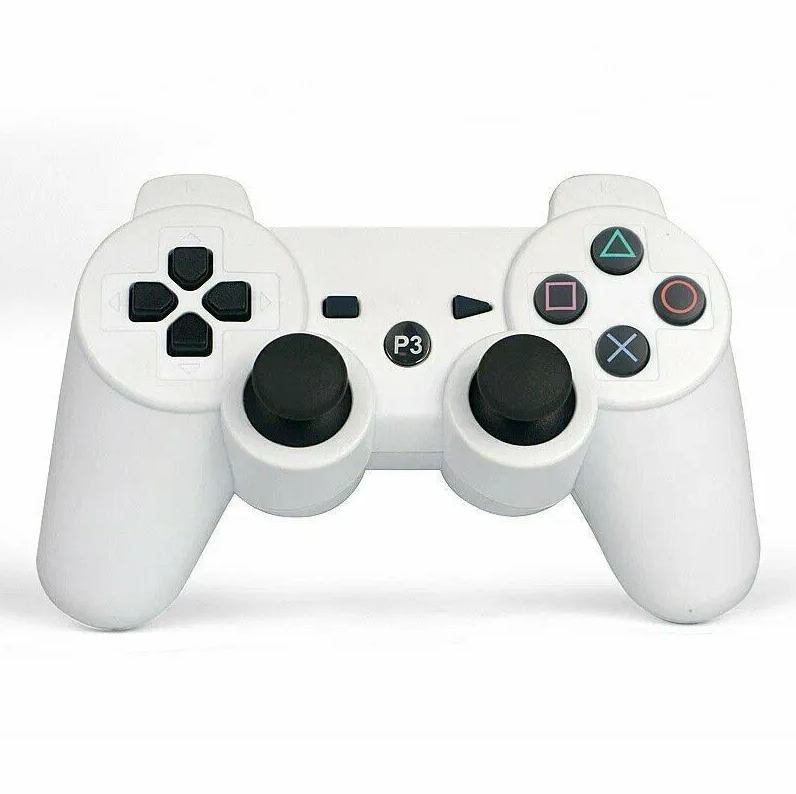 Бездротовий Джойстик для PS3 Bluetooth 15 незалежних кнопок Білий ...