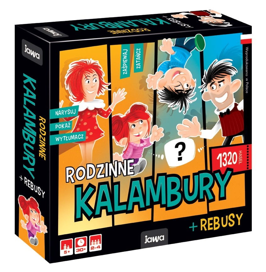 Gra planszowa Jawa Rodzinne Kalambury I Rebusy (5901838000291)