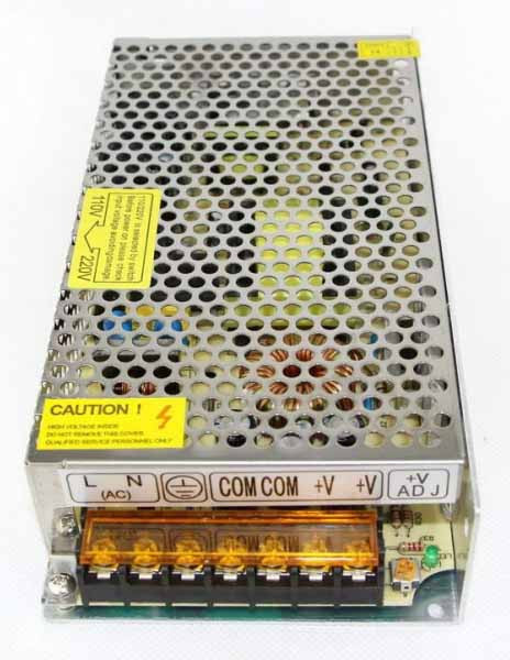 Блок питания для светодиодной ленты металл 150W 12V IP20 199x98x42mm ...