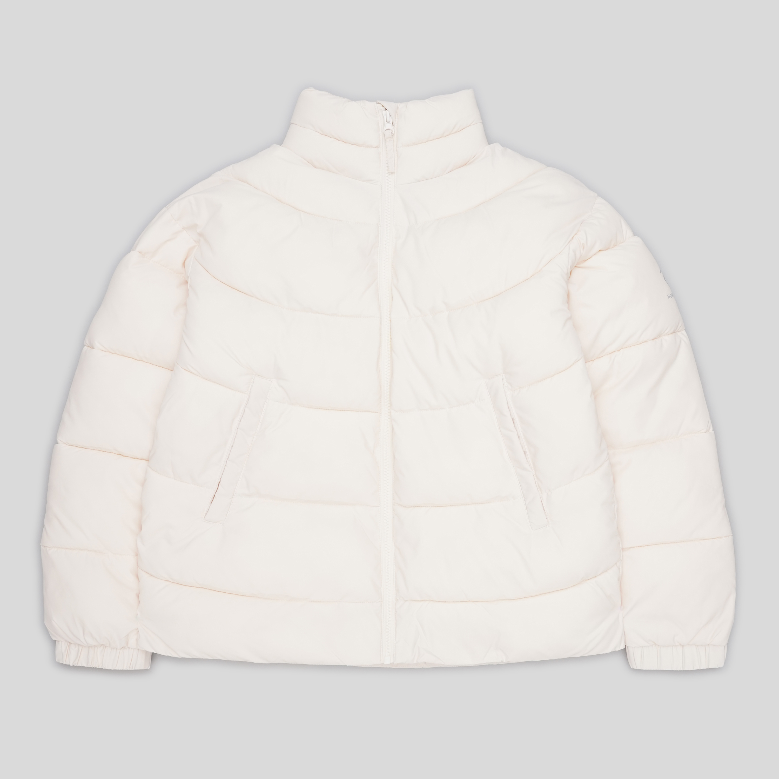 Акція на Підліткова зимова куртка для дівчинки Northland Girls' Jacket 121284-01 152-158 см Кремова від Rozetka