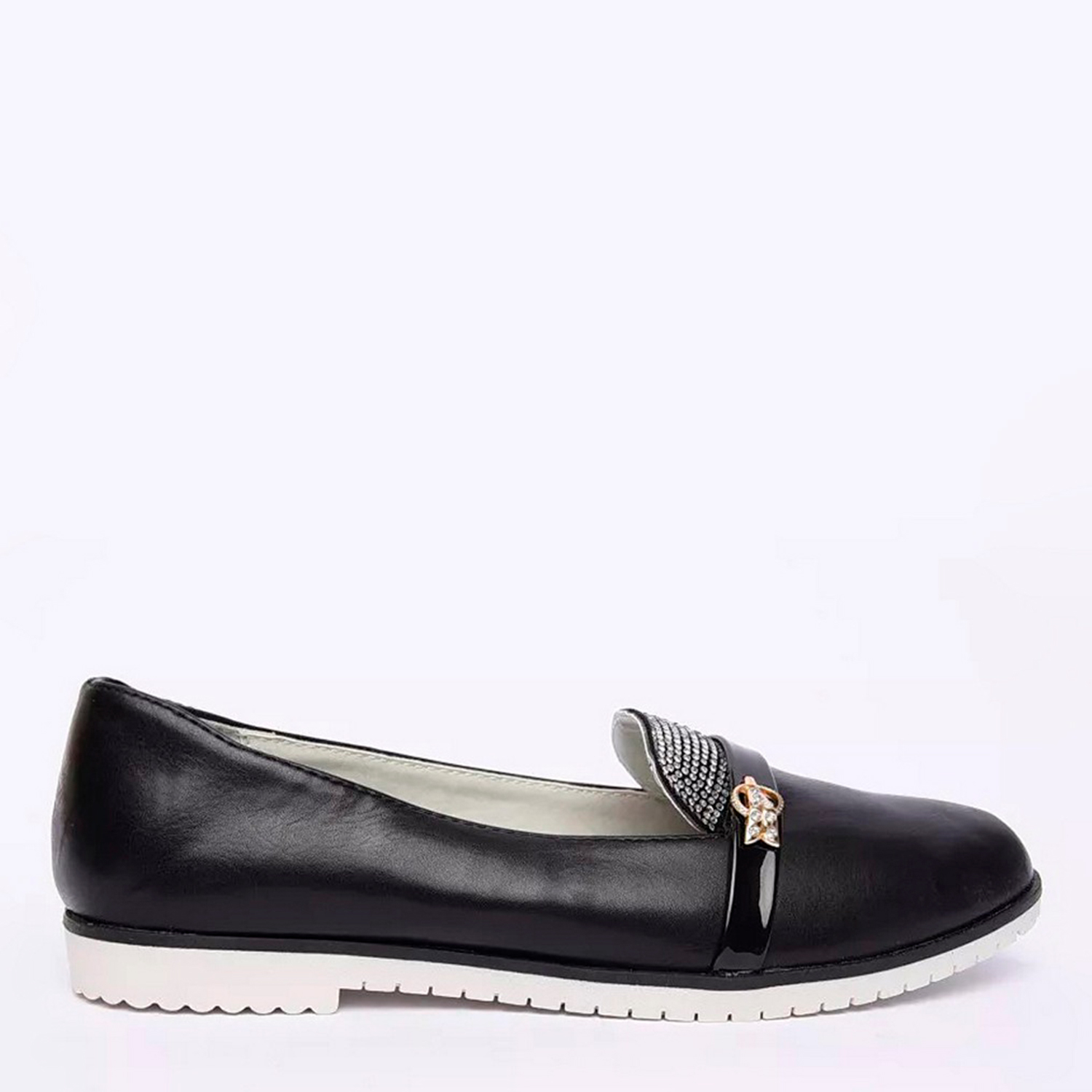 Акція на Дитячі туфлі для дівчинки W.Niko PVM-150096-Black 33 Чорні від Rozetka