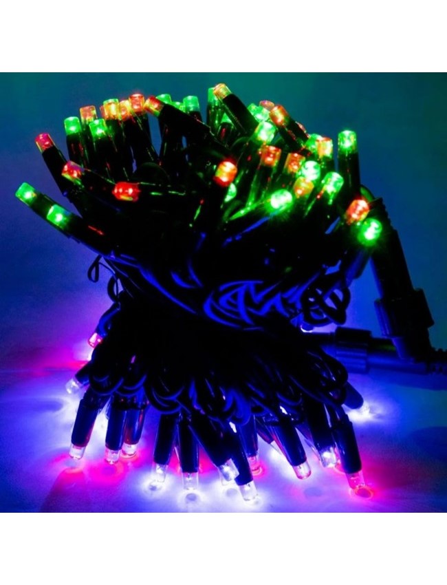 Светодиодная гирлянда нить уличная Led (2089) на 80 Bicolor светодиодов ...