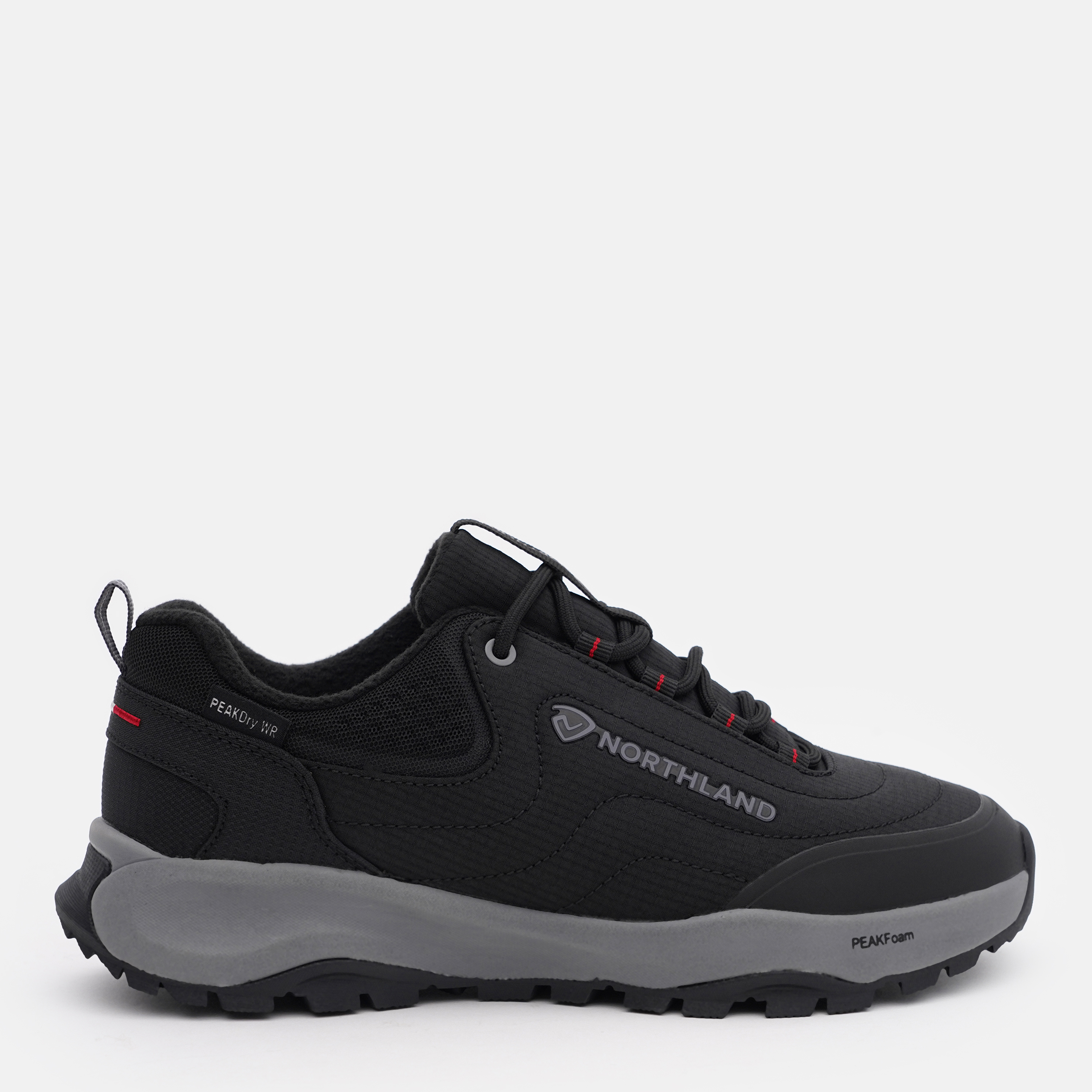 Акція на Чоловічі черевики низькі для туризму Northland Fels Nylon Low Men'S Low Shoes 116260-BH 44 (10.5US) 27.7 см Чорний/Червоний від Rozetka