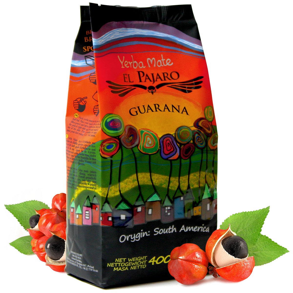 Чай рассыпной Yerba mate El Pajaro Гуарана 400 г (2010000057926 ...
