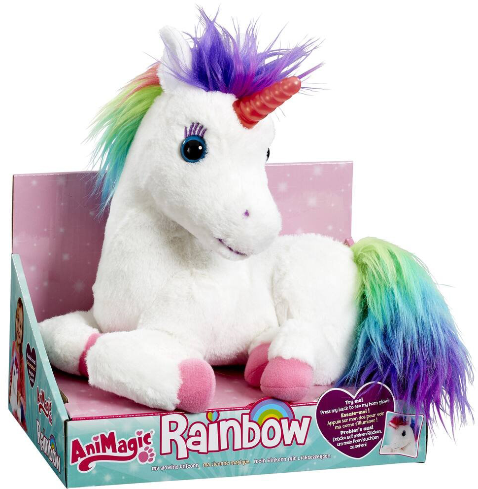 Фото - Інтерактивні іграшки Goliath Maskotka interaktywna  AniMagic Rainbow My Glowing Unicorn  