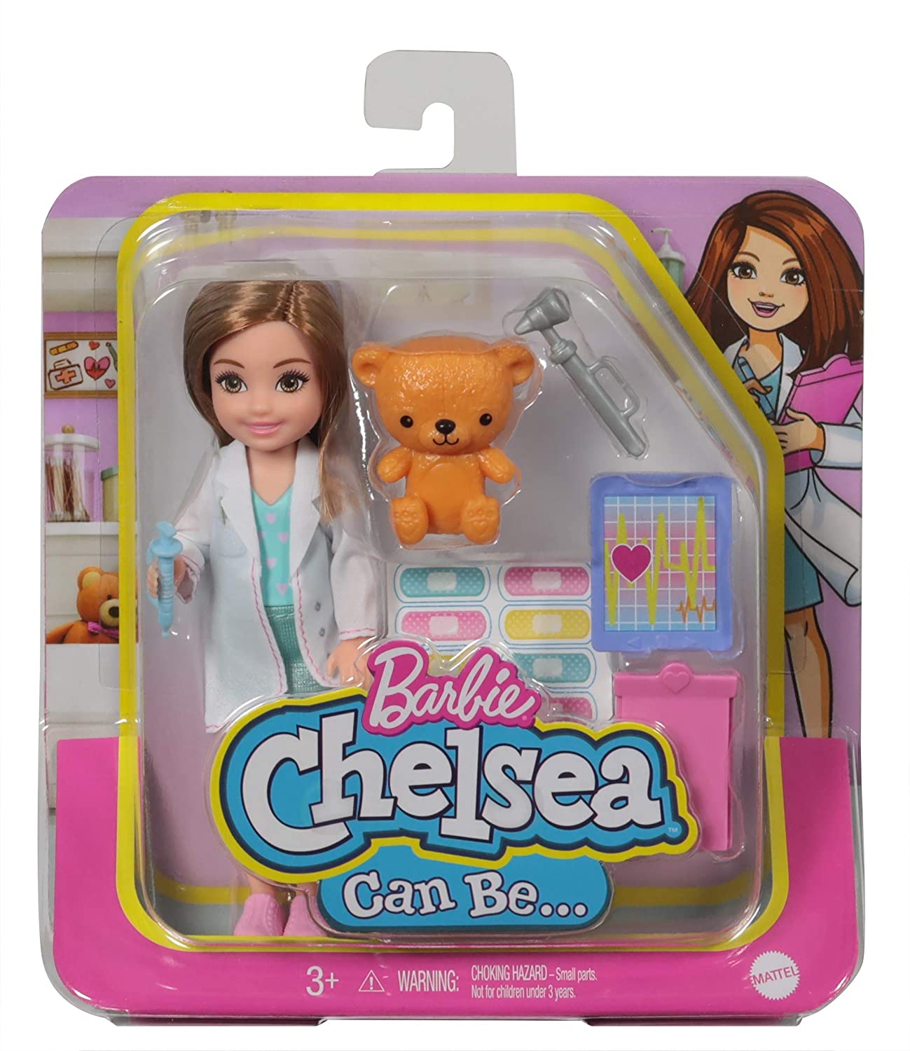 Кукла Барби Челси Я могу быть Врач Barbie Chelsea Can Be Playset with  Blonde Doctor Doll (GTN88) – фото, отзывы, характеристики в  интернет-магазине ROZETKA от продавца: Вuy here | Купить в Украине: