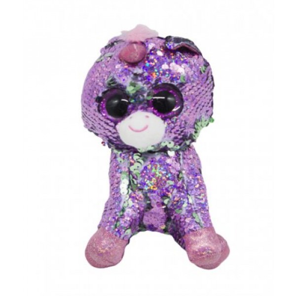 

Мягкая игрушка "Глазастик с пайетками: фиолетовый единорог" 165017
