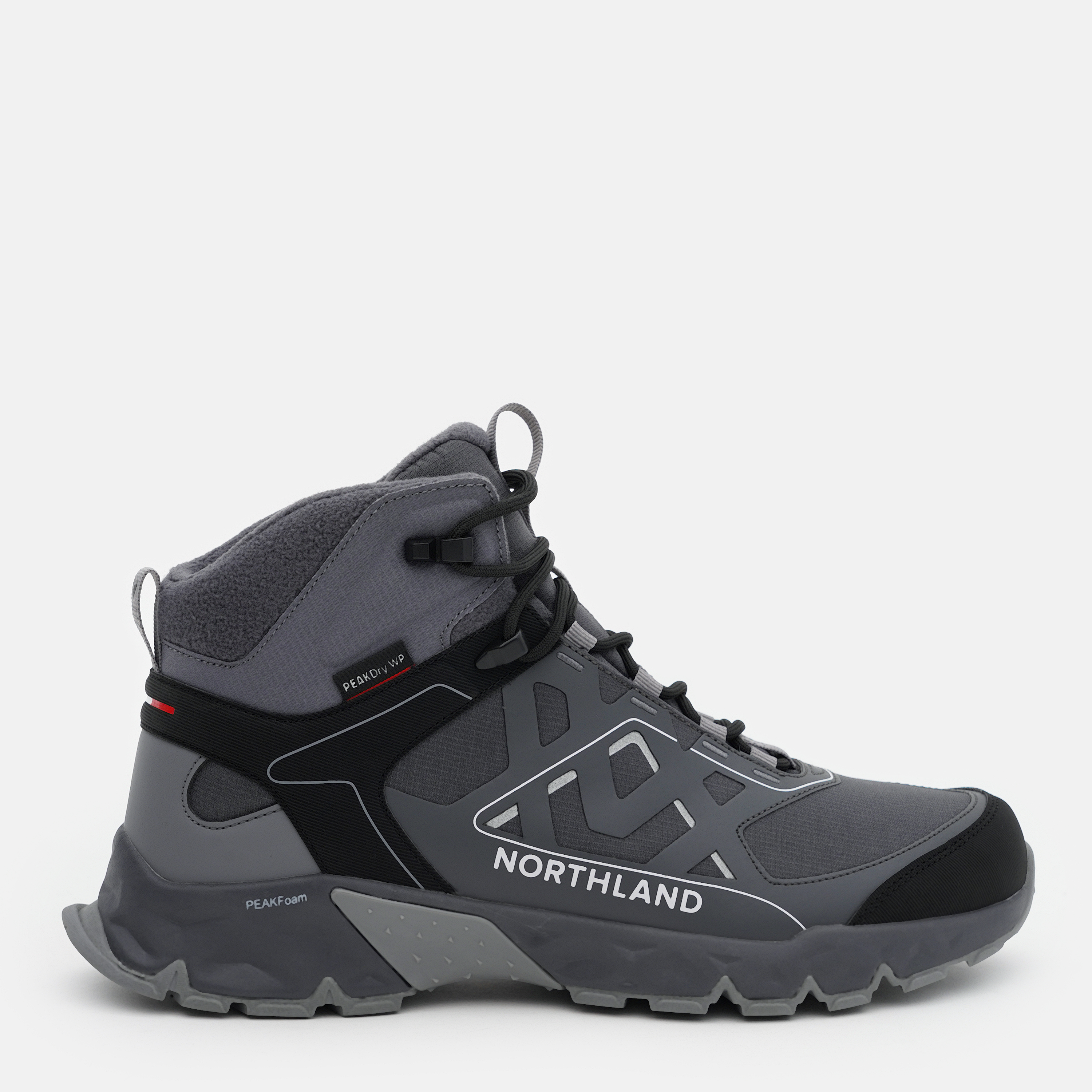 Акция на Чоловічі черевики для туризму Northland Easy Hiker Mid Men'S Boots 122640-91 44 27.7 см Сірі от Rozetka