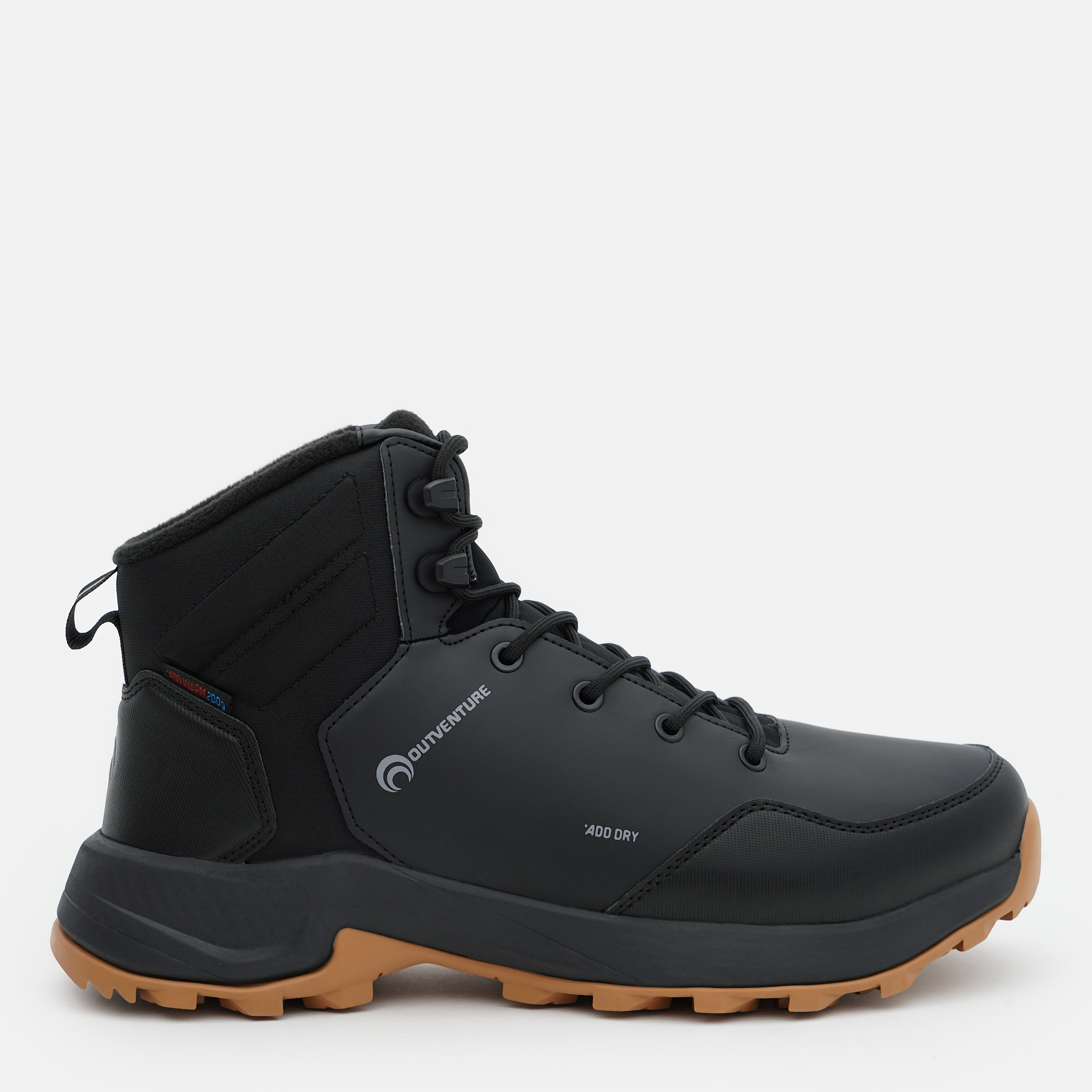 Акція на Чоловічі черевики для туризму Outventure Frostline Men'S Boots 123110-99 42 26 см Чорні від Rozetka