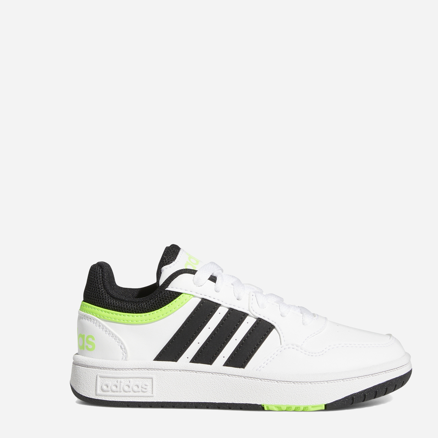 Акція на Підліткові кросівки для хлопчика Adidas Hoops 3.0 K GW0428 36 (4UK) Білі від Rozetka