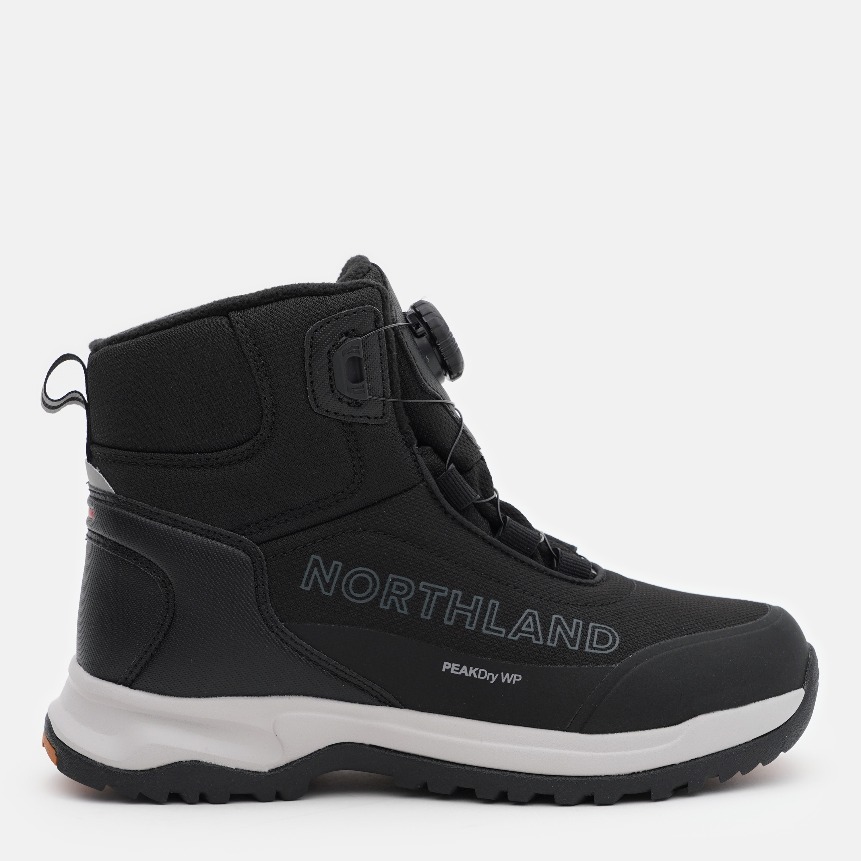 Акція на Підліткові зимові черевики для хлопчика Northland Moose High Boa B Kids' Boots 122370N16-99 37 Чорні від Rozetka