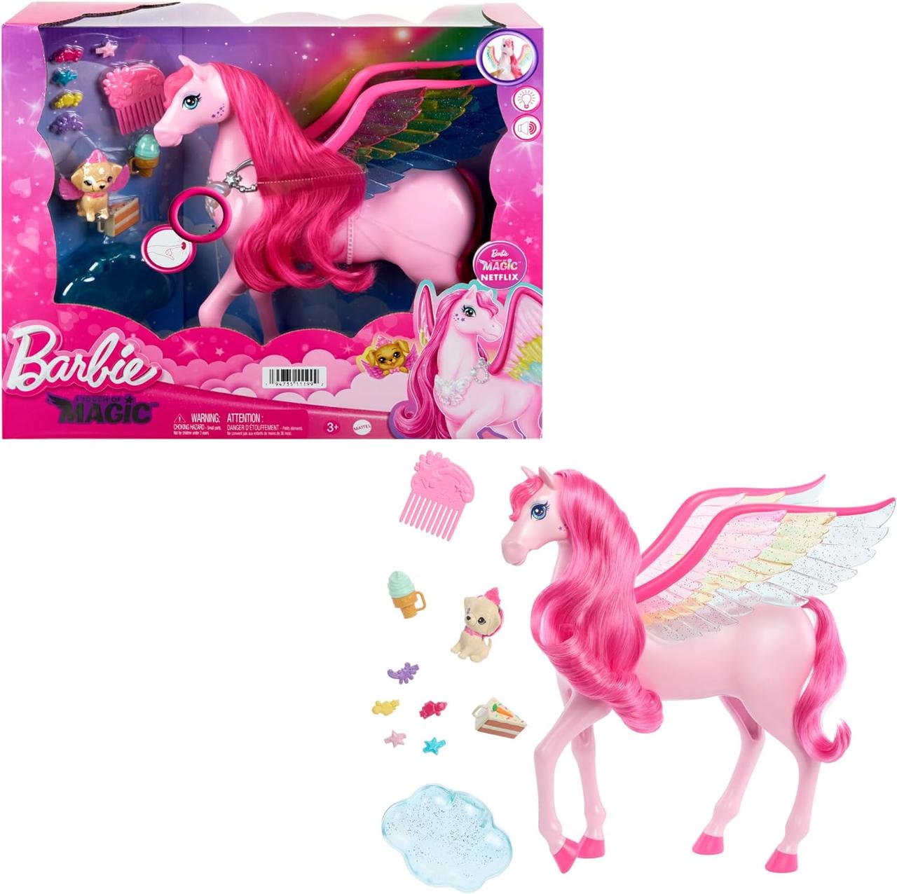 Игровой набор Барби Волшебный Пегас Barbie A Touch of Magic Pegasus – фото,  отзывы, характеристики в интернет-магазине ROZETKA от продавца: Gotta Dolls  | Купить в Украине: Киеве, Харькове, Днепре, Одессе, Запорожье, Львове