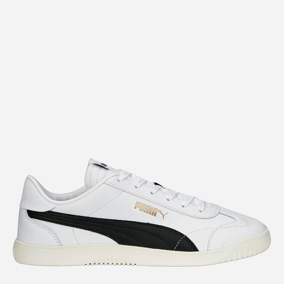 Акція на Чоловічі кеди низькі Puma Club 5v5 38940603 41 (7.5UK) 26.5 см White-Black-Gold від Rozetka