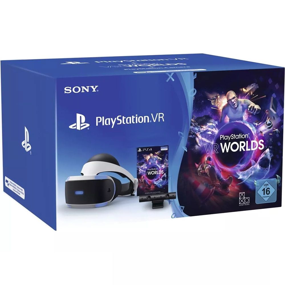 Очки виртуальной реальности Sony Playstation VR + VR Worlds (CUH 