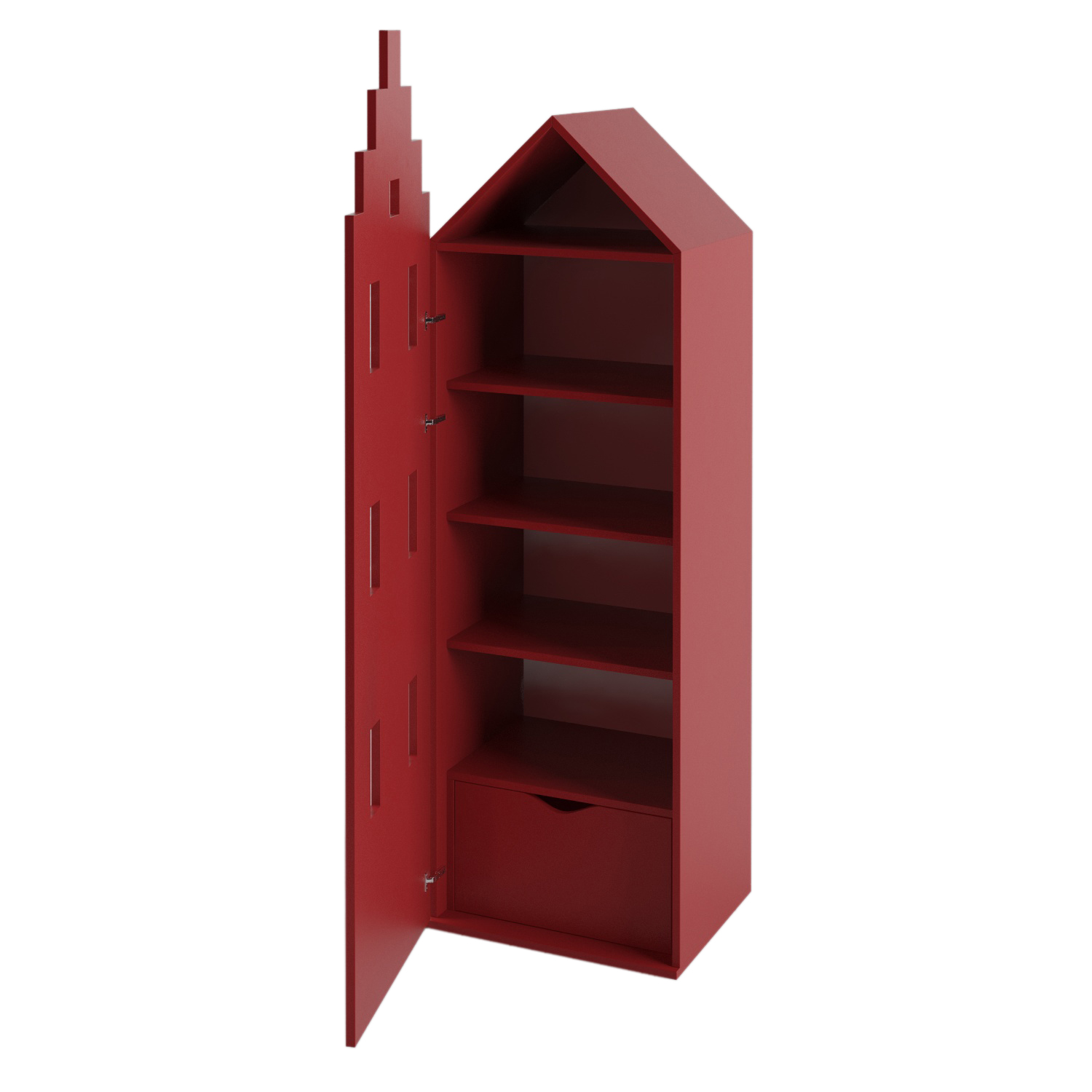 

Шкаф детский Амстердам Little Room Little Room Baby House бордовый (WFR-000029)