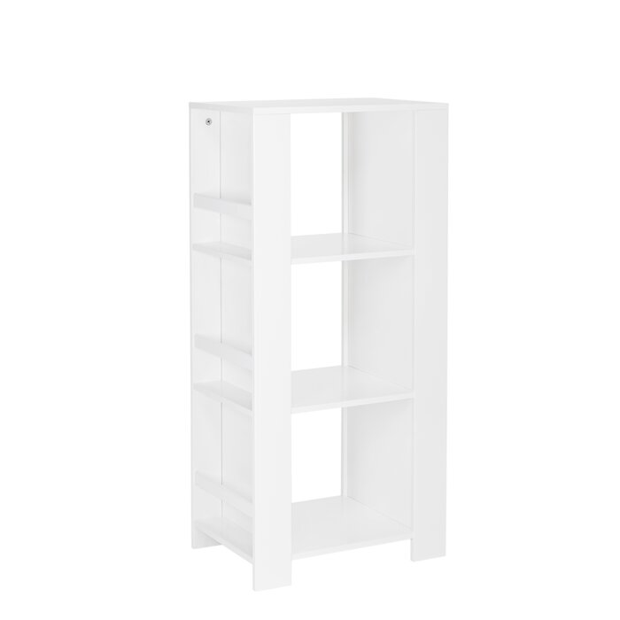 

Двусторонний открытый книжный шкаф-пенал Little Room Baby House белый (KSH-14-110)