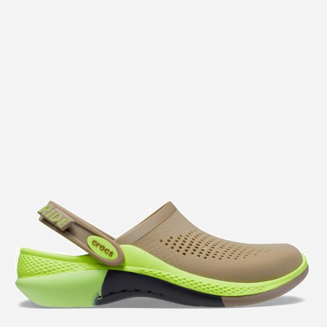 Акція на Жіночі крокси Crocs LiteRide 360 Ombre Marbled Cg 208281-2F9 38-39 (M6/W8) 24 см Khaki/Multi від Rozetka